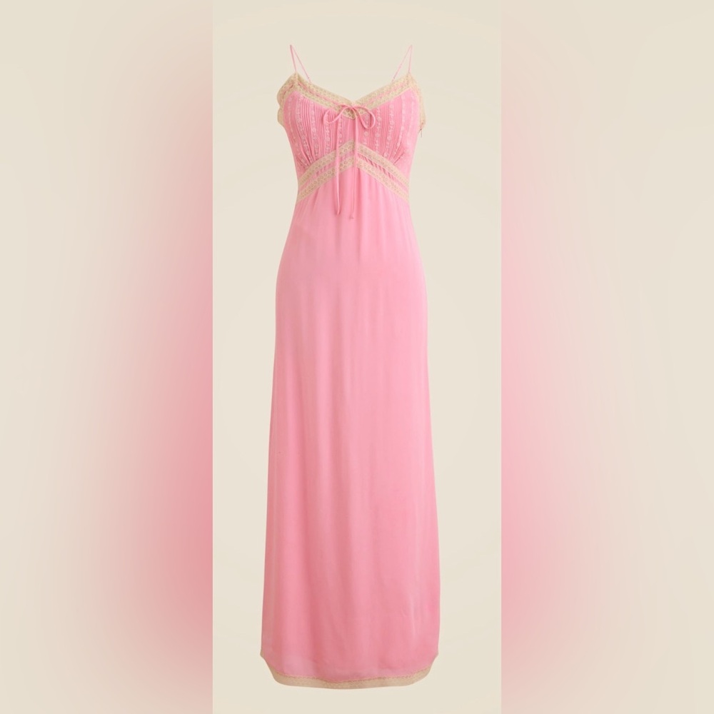 J. Crew Pink Maxi Dress
